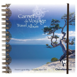 Clairefontaine block travel album ocean for multiple techniques 180g 3