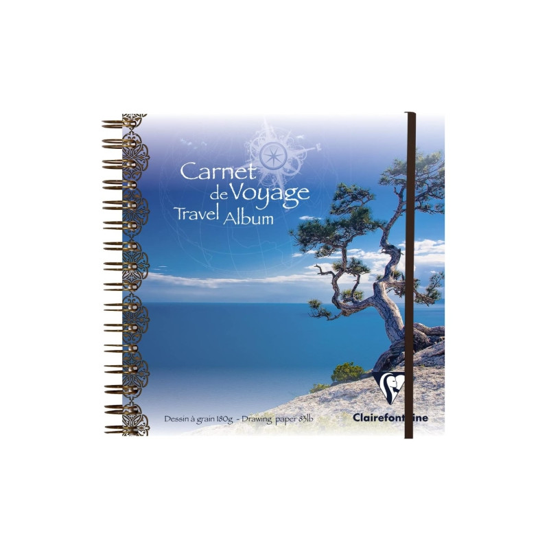 Clairefontaine block travel album ocean for multiple techniques 180g 3