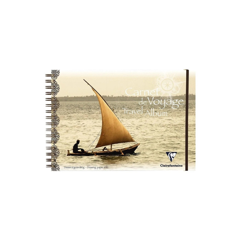 Blok Clairefontaine travel album chiny do wielu technik 180g 30ark A4