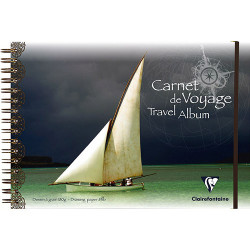 Blok Clairefontaine travel album żaglówka do wielu technik 180g - skle