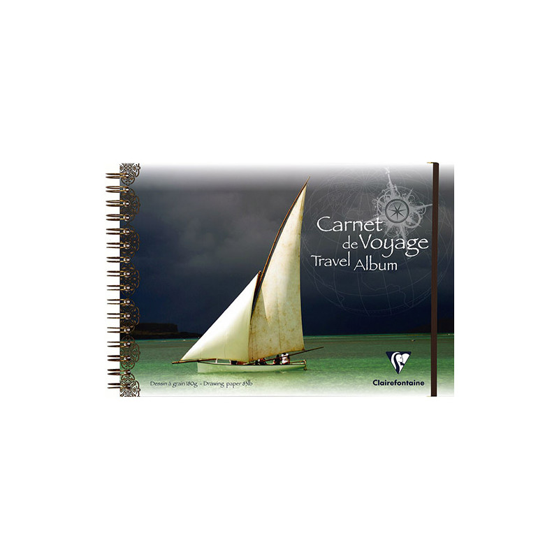 Blok Clairefontaine travel album żaglówka do wielu technik 180g
