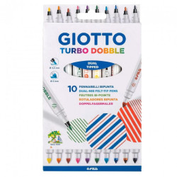 Giotto turbo dobble zestaw 10 pisaków - sklep plastyczny - szał dla pl