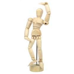 Wooden manikin - height  11,4 cm SZAŁ DLA PLASTYKÓW - Profesjonalny Sk