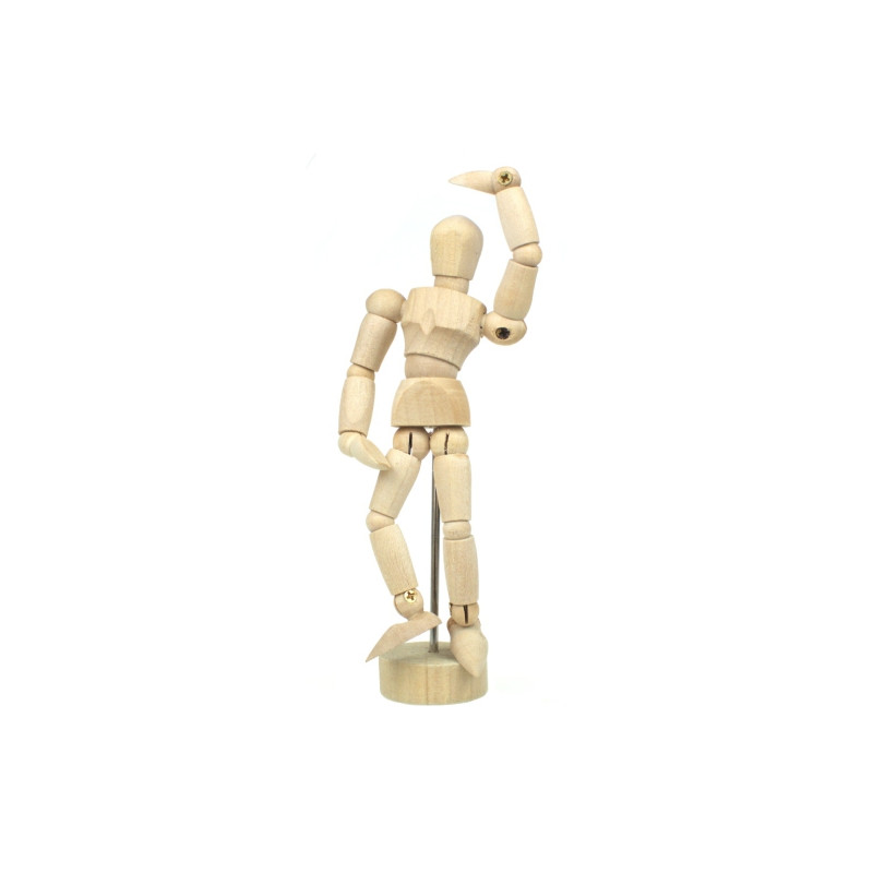 Wooden manikin - height  11,4 cm SZAŁ DLA PLASTYKÓW - Profesjonalny Sk