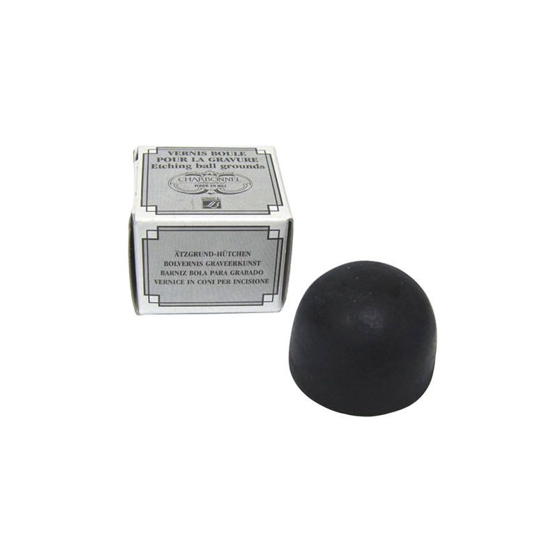 Lamour Black Satin Hard Ground - Charbonnel - szal art - sklep plastyc