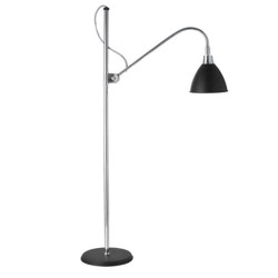 Daylight lampa podłogowa Retro srebrno-czarna - sklep plastyczny - sza