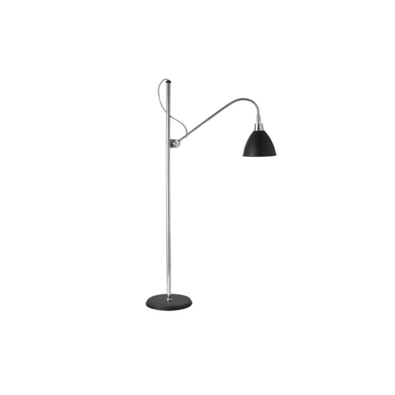 Daylight lampa podłogowa Retro srebrno-czarna - sklep plastyczny - sza