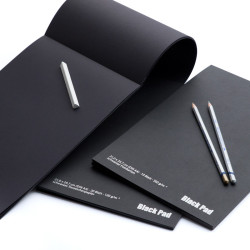 Blok AMI black pad z czarnymi kartkami 120g 20ark A4  - sklep plastycz