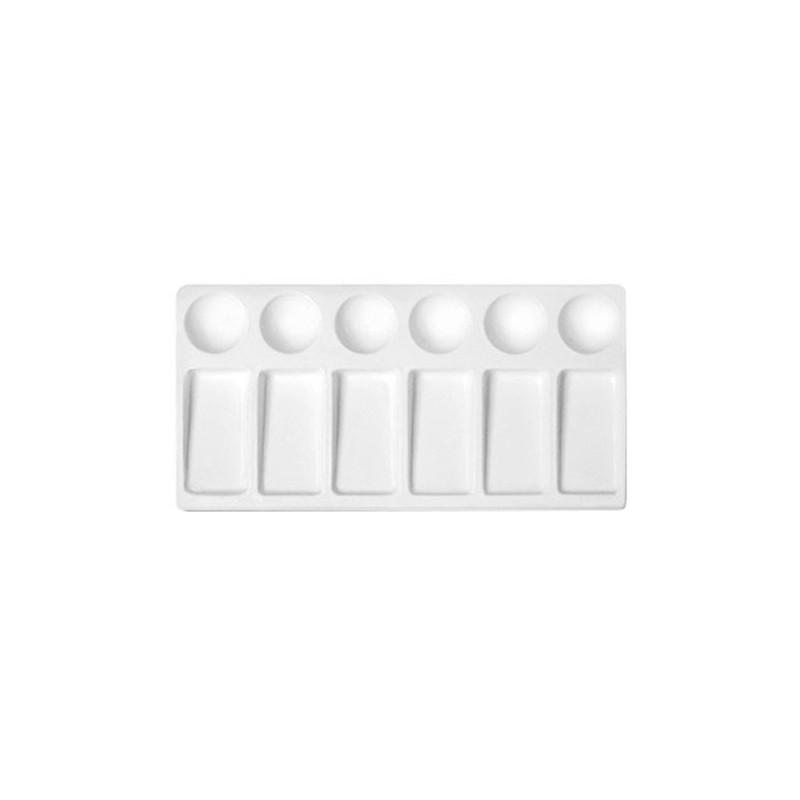 Plastic palette 12x23cm 12 chambers - sklep plastyczny - szal art