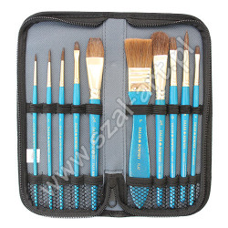 Daler Rowney Simply komplet 10 naturalnych pędzli w piórniku  - sklep