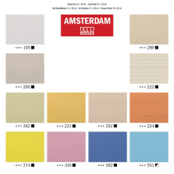 Talens Amsterdam set of acrylic paints 12x20ml pastels