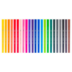 Bruynzeel fineliners brush pen zestaw 24 sztuk - sklep plastyczny - sz