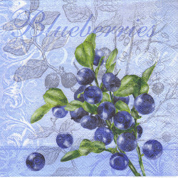 Serwetka do decoupage Ambiente 26-13308055 jagody- sklep plastyczny -