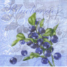Serwetka do decoupage Ambiente 26-13308055 jagody- sklep plastyczny -
