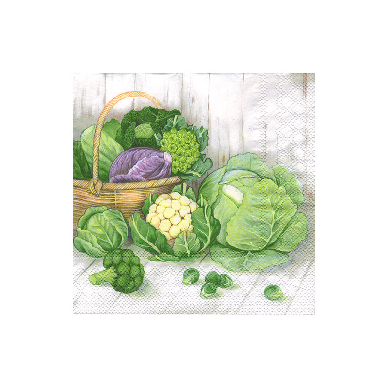 Decoupage Napkin Ambiente 27-13308700 cabbage - szal art - sklep plast