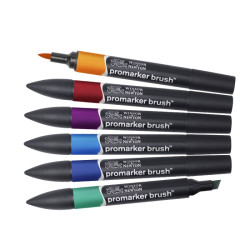 Winsor&Newton brushmarker rich tones set 6 colours