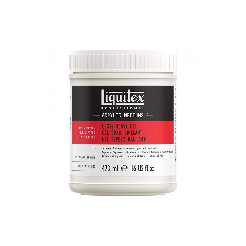 Liquitex heavy medium żelowe błyszczące 473ml - sklep plastyczny - sza