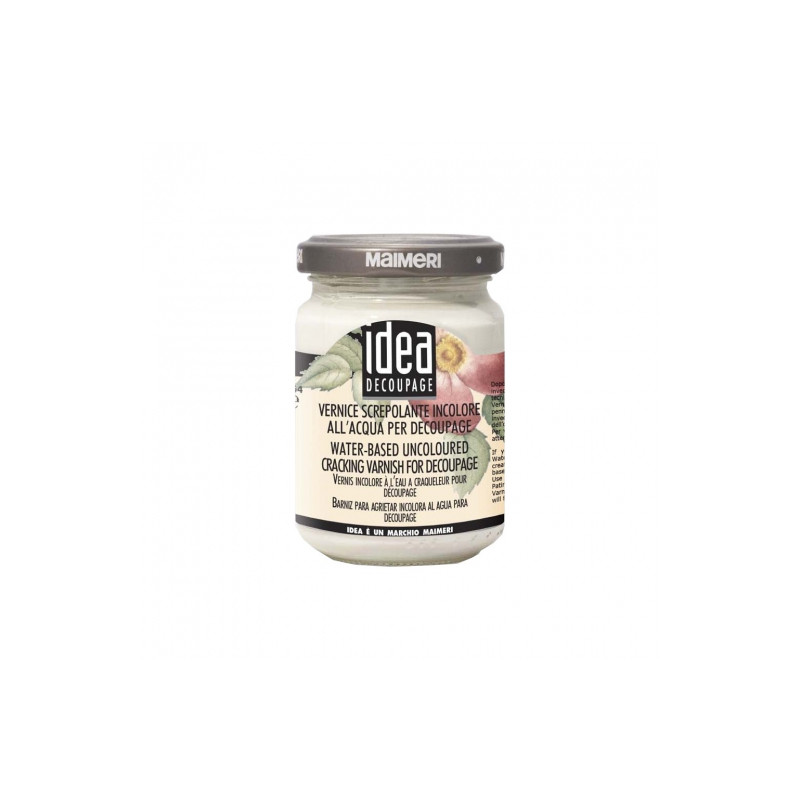 Maimeri decoupage bezbarwny werniks pękający na bazie wody 125ml - skl