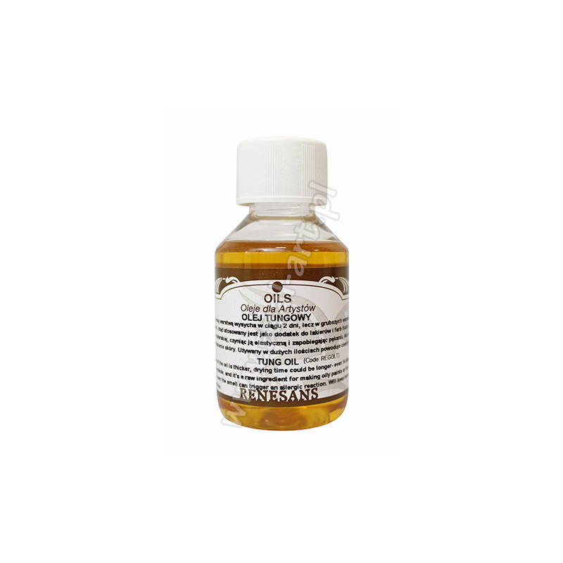 Renesans tung oil 100ml - art store - a craze for artists
