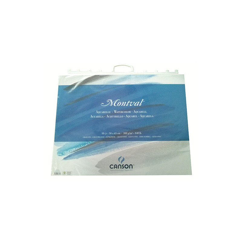 Canson montval papier do akwareli 50x65cm teczka 300g 10ark  - sklep p