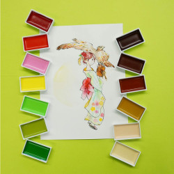 Kuretake gansai tambi set of 24 watercolors