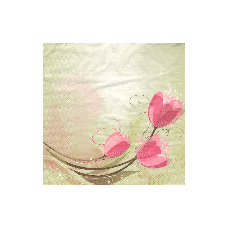 Serwetka do decoupage Daisy 10-003601 tulipan - sklep plastyczny - sza
