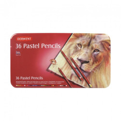 Derwent pastel zestaw pasteli w kredce 36 kolorów - sklep plastyczny -