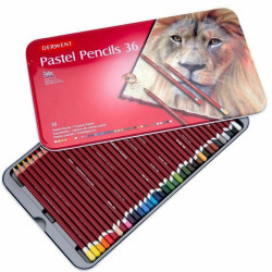 Derwent pastel set of pastels in a crayon 36 colors