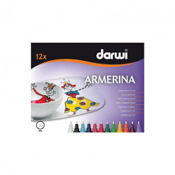 Darwi armerina zestaw pisaków do ceramiki 12x6ml - sklep plastyczny -