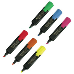 Faber-Castell fluorescent highlighter - szal art - sklep plastyczny