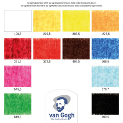 Talens van gogh zestaw 12 pasteli suchych - sklep plastyczny - szał dl
