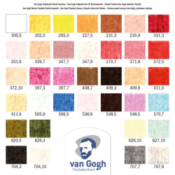 Talens van gogh portrait set of 36 dry pastels
