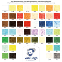 Talens van gogh krajobrazowy zestaw 48 pasteli suchych - sklep plastyc