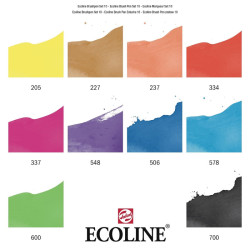 Talens ecoline set of 10 pens