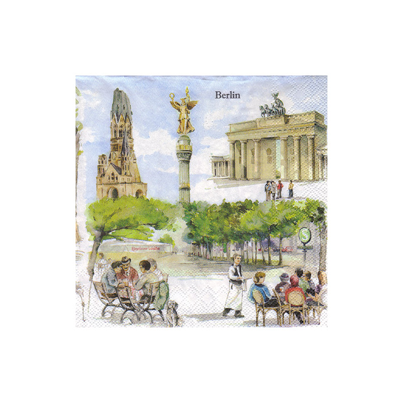 Decoupage Napkin 30-IHR L466200 Berlin - szal art - sklep plastyczny