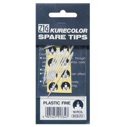 Kurecolor tip set 10 pcs plastic fine - szal art - sklep plastyczny