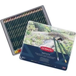 Derwent artist zestaw 24 artystycznych kredek - sklep plastyczny - sza