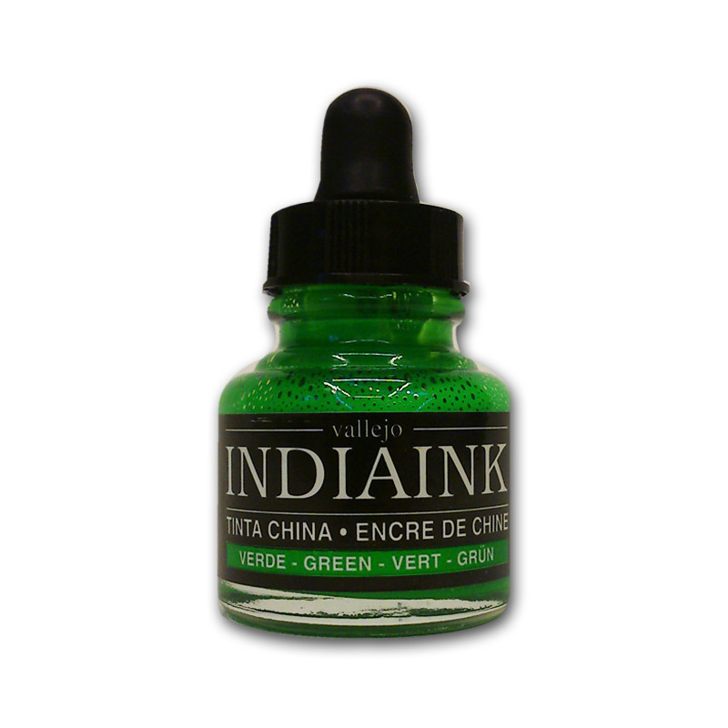 Vallejo tusz india ink 30ml - sklep plastyczny - szał dla plastyków