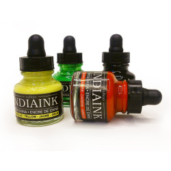 Vallejo tusz india ink 30ml - sklep plastyczny - szał dla plastyków