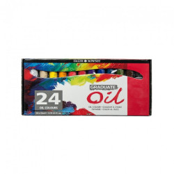 Daler Rowney graduate zestaw farb olejnych 24x22ml - sklep plastyczny
