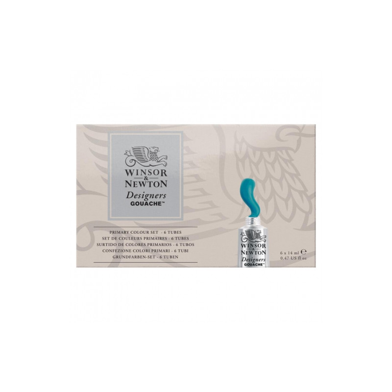 Winsor&Newton primary set of gouache 6x14ml