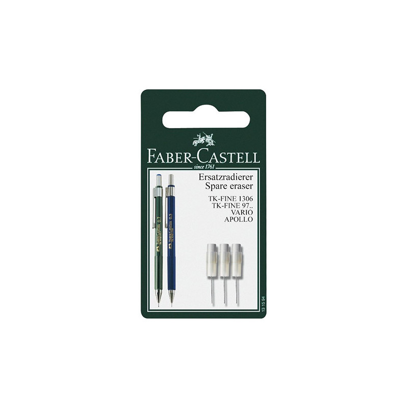 Eraser and spare mechanical pencils TK-FINE Faber-Castell- szal art -