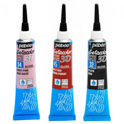 Contrast paint for Pebeo Setacolor 3D textiles