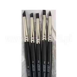 Zestaw 5 gumowych pędzli colour shaper hard set size 2 AMI - sklep pla
