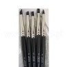 Set of 5 rubber brushes color shaper hard set size 2 AMI - pla store