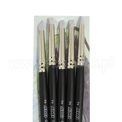 Zestaw 5 gumowych pędzli colour shaper set size 2 AMI - sklep plastycz
