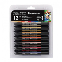 Winsor&Newton promarker manga set1 13 colours