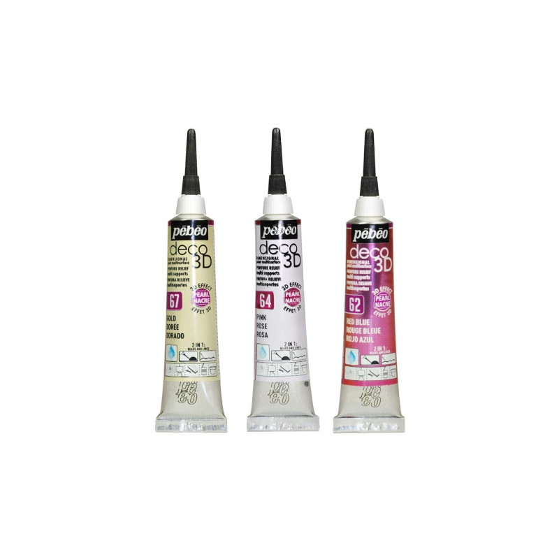 Contour Painting Pebeo Deco 3D 20ml - szal art - sklep plastyczny