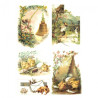 Papier ryżowy do decoupage A4 ITD R307 wielkanoc - sklep plastyczny -