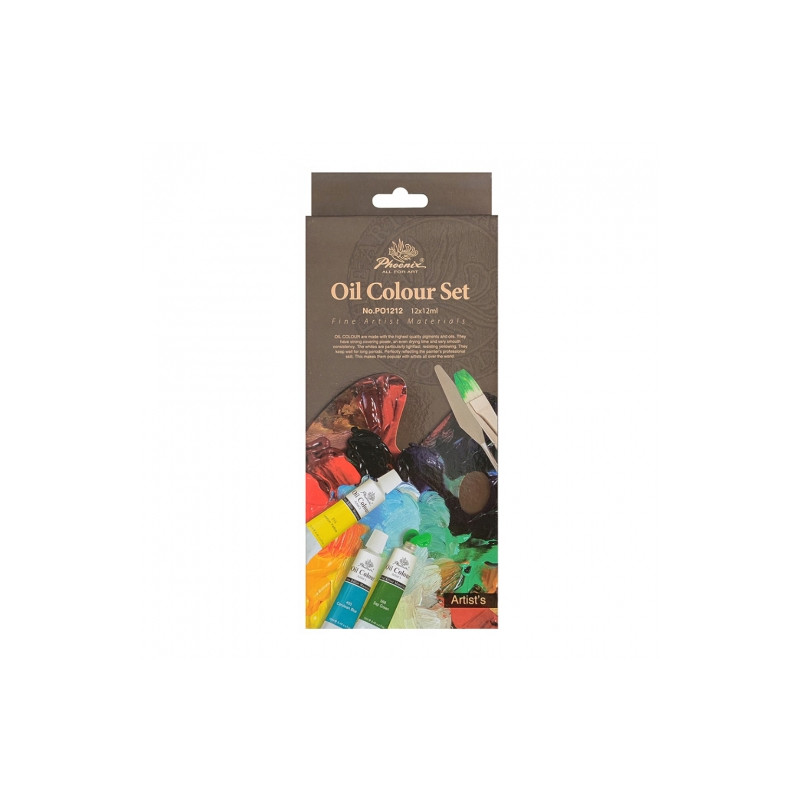 Phoenix oil paints set 12x1ml